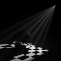 A SquareSpotLight with a gobo texture